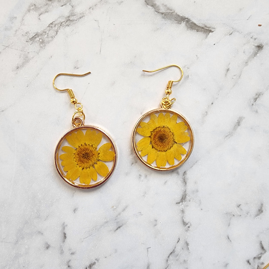 Dried Flower Earrings