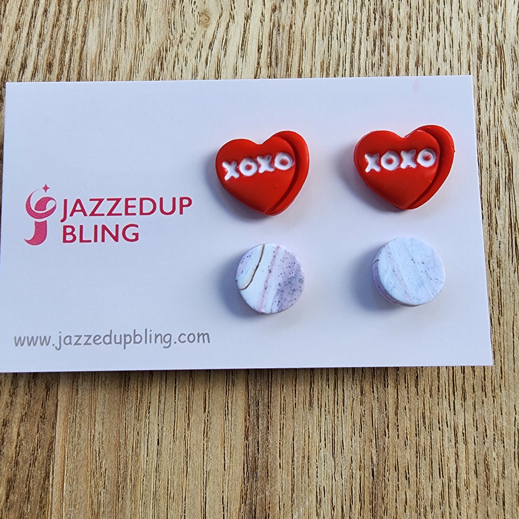 Valentine Studs