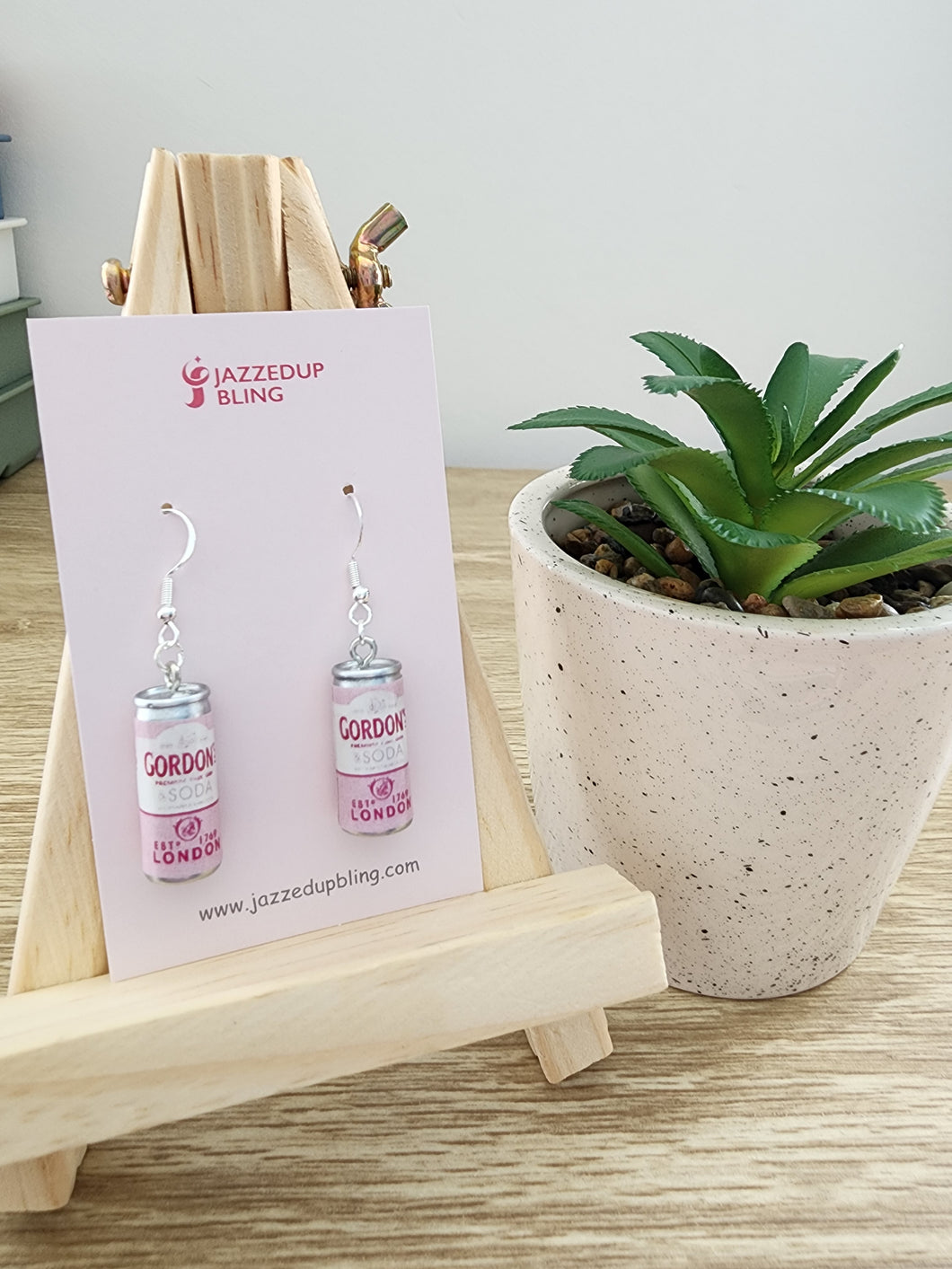 Pink Gin Earrings