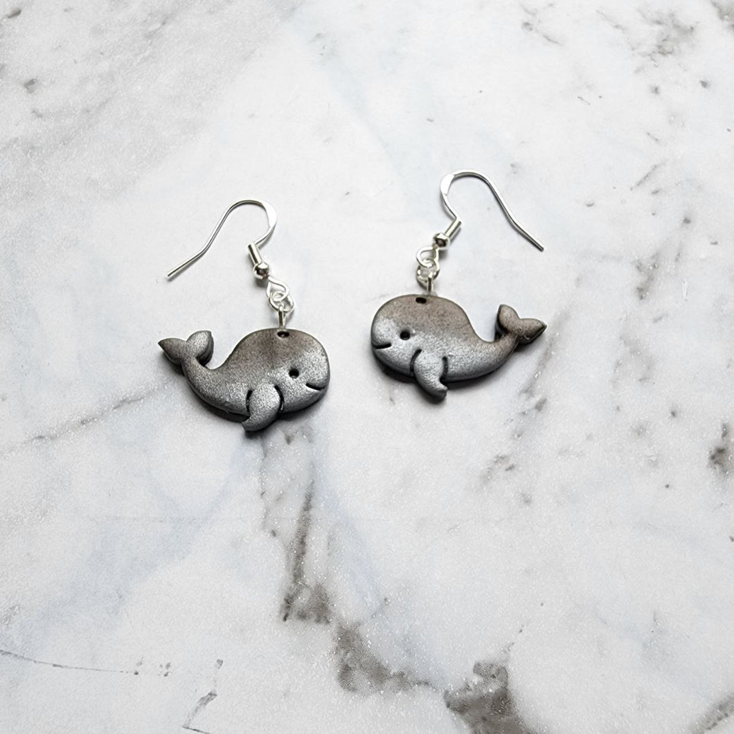 Whale Earrings