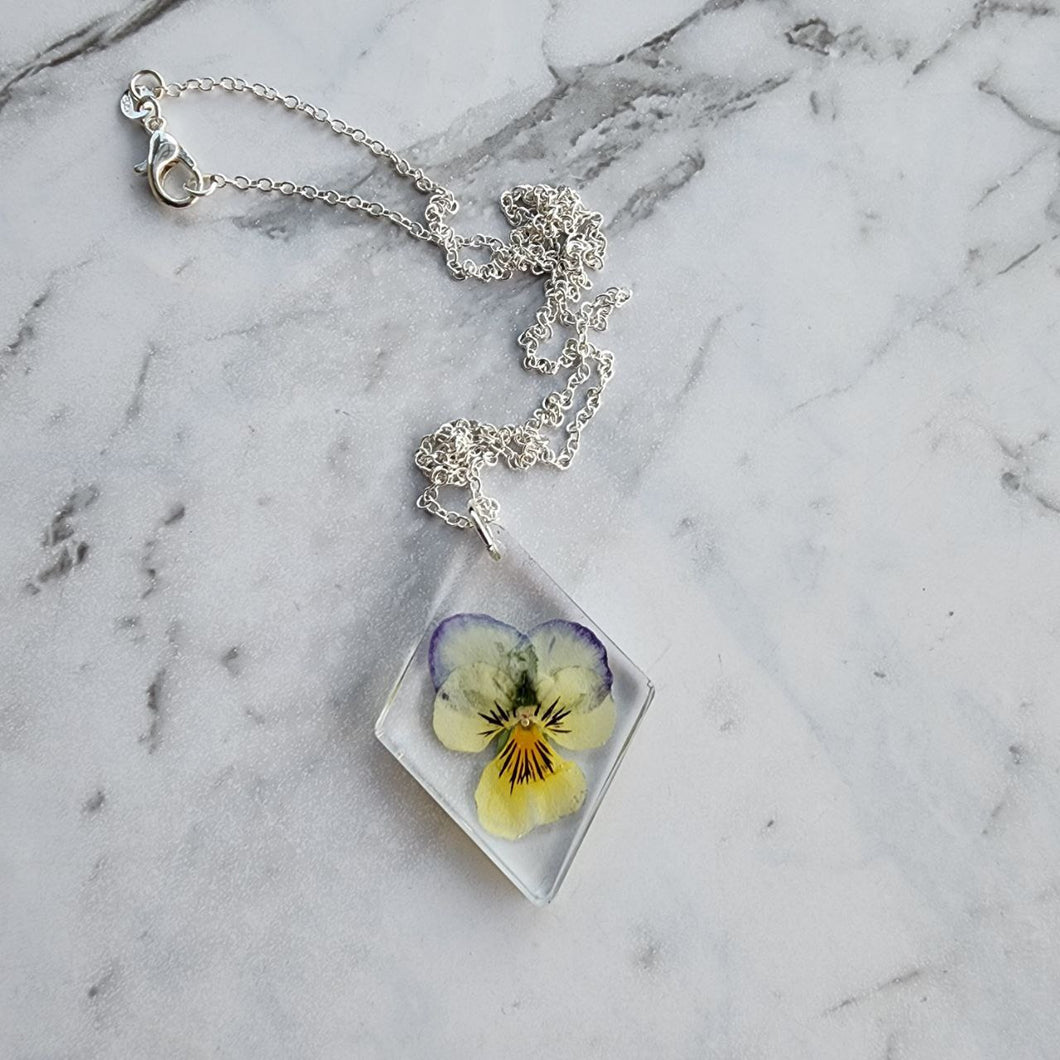 Dried Flower Necklace