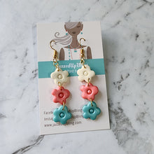 Load image into Gallery viewer, Floral Drop Earrings
