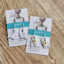 Load image into Gallery viewer, Owl Dangle Earrings
