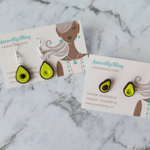 Load image into Gallery viewer, Avocado Earrings
